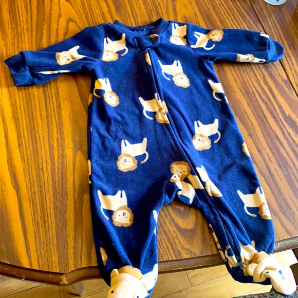 Boys Long blue Onesie - Picture 1 of 1